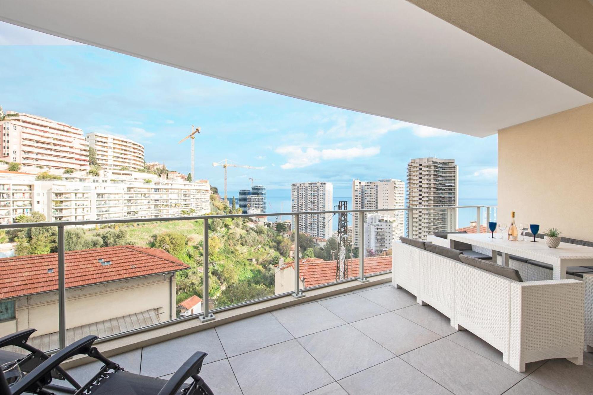 Grande Terrasse - Vue Mer - Parking - Bk Beausoleil Exteriér fotografie