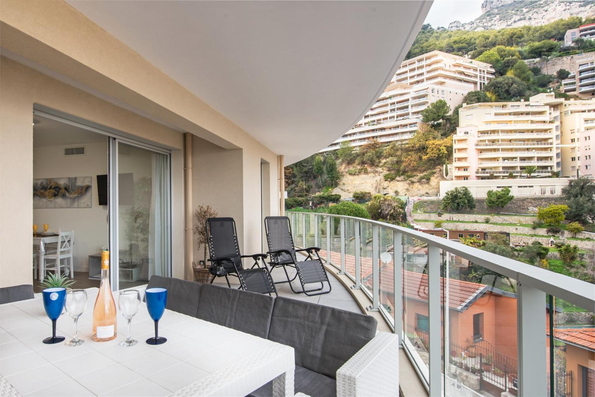 Grande Terrasse - Vue Mer - Parking - Bk Beausoleil Exteriér fotografie